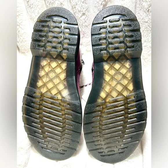 Dr. Martens AirWair Muted Purple Combat ankle boots ladies size 6 men’s size 5 - Picture 9 of 9